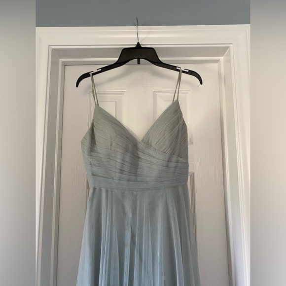 Jenny Yoo Anthropologie Bridesmaid Dress cmorning mist - Picture 5 of 7